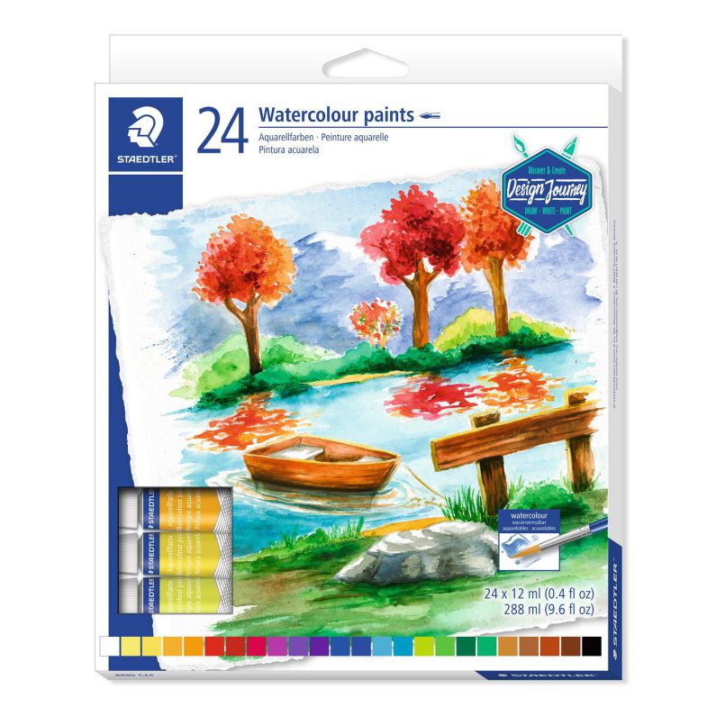 WATERCOLOUR ΧΡΩΜΑΤΑ 8880 24ΤΕΜX12ML STAEDTLER